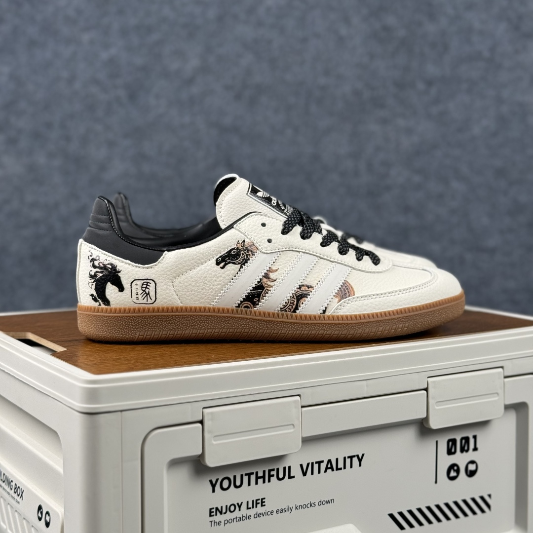 Adidas Handball Spezial Sanba 马年限定 JJ2616 阿迪达斯经典款 桑巴德训 复古休闲板鞋
