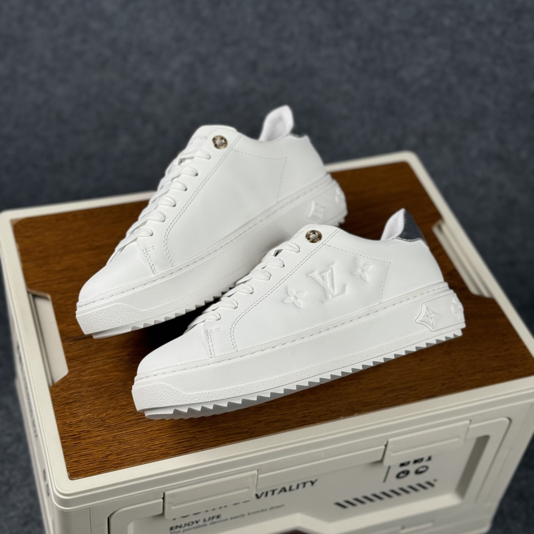 广奢高端货Louis Vuitton New Arrival 系列 LV Time Out 情侣小白鞋-Top High Quatity Cheap Sneakers Fashion Clothing Clothes Bags handbags Shoes of all Brand wholesale With The best Quality And Beautiful Price from China Factory Chinese suppliers wholesaler seller 广奢高端货Louis Vuitton New Arrival 系列 LV Time Out 情侣小白鞋