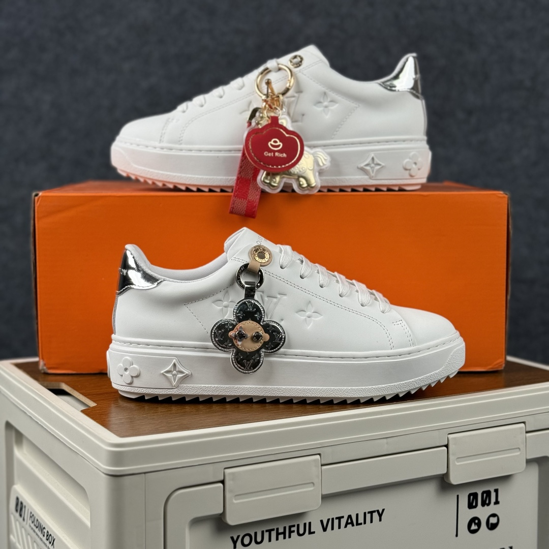 广奢高端货Louis Vuitton New Arrival 系列 LV Time Out 情侣小白鞋-Top High Quatity Cheap Sneakers Fashion Clothing Clothes Bags handbags Shoes of all Brand wholesale With The best Quality And Beautiful Price from China Factory Chinese suppliers wholesaler seller 广奢高端货Louis Vuitton New Arrival 系列 LV Time Out 情侣小白鞋