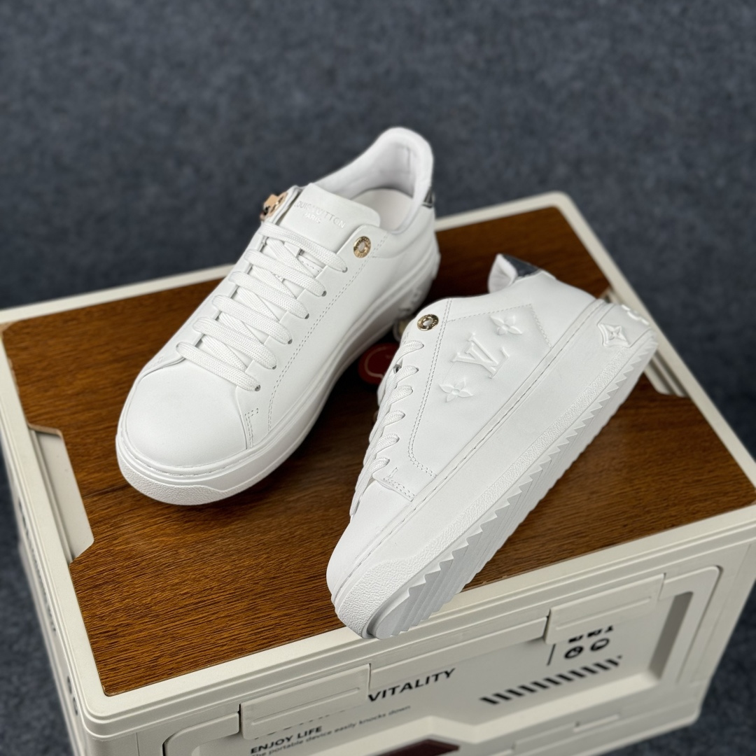 广奢高端货Louis Vuitton New Arrival 系列 LV Time Out 情侣小白鞋-Top High Quatity Cheap Sneakers Fashion Clothing Clothes Bags handbags Shoes of all Brand wholesale With The best Quality And Beautiful Price from China Factory Chinese suppliers wholesaler seller 广奢高端货Louis Vuitton New Arrival 系列 LV Time Out 情侣小白鞋