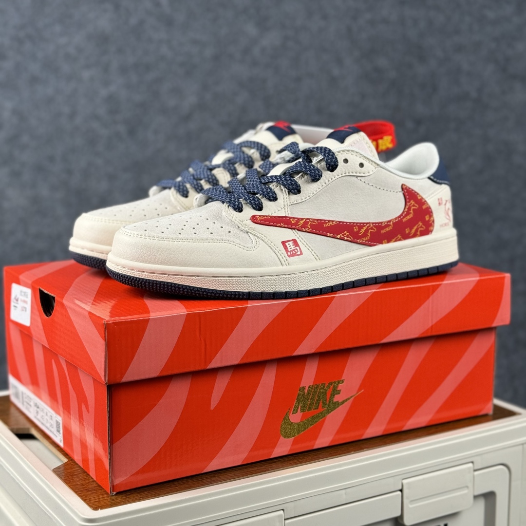 Air Jordan 1 Low AJ1 乔1 马年限定 高端定制 低帮倒钩复古篮球鞋 ZH2598-905 Air Jordan 1 Low AJ1 乔1 马年限定 高端定制 低帮倒钩复古篮球鞋 ZH2598-905