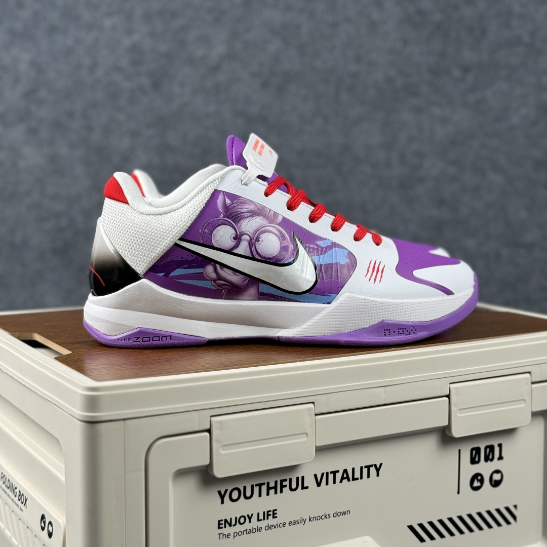 Nike Kobe 5 Protro「小丑」 紫焰狂潮 曼巴精神的疯魔演绎 CD4991-872 Nike Kobe 5 Protro「小丑」 紫焰狂潮 曼巴精神的疯魔演绎 CD4991-872
