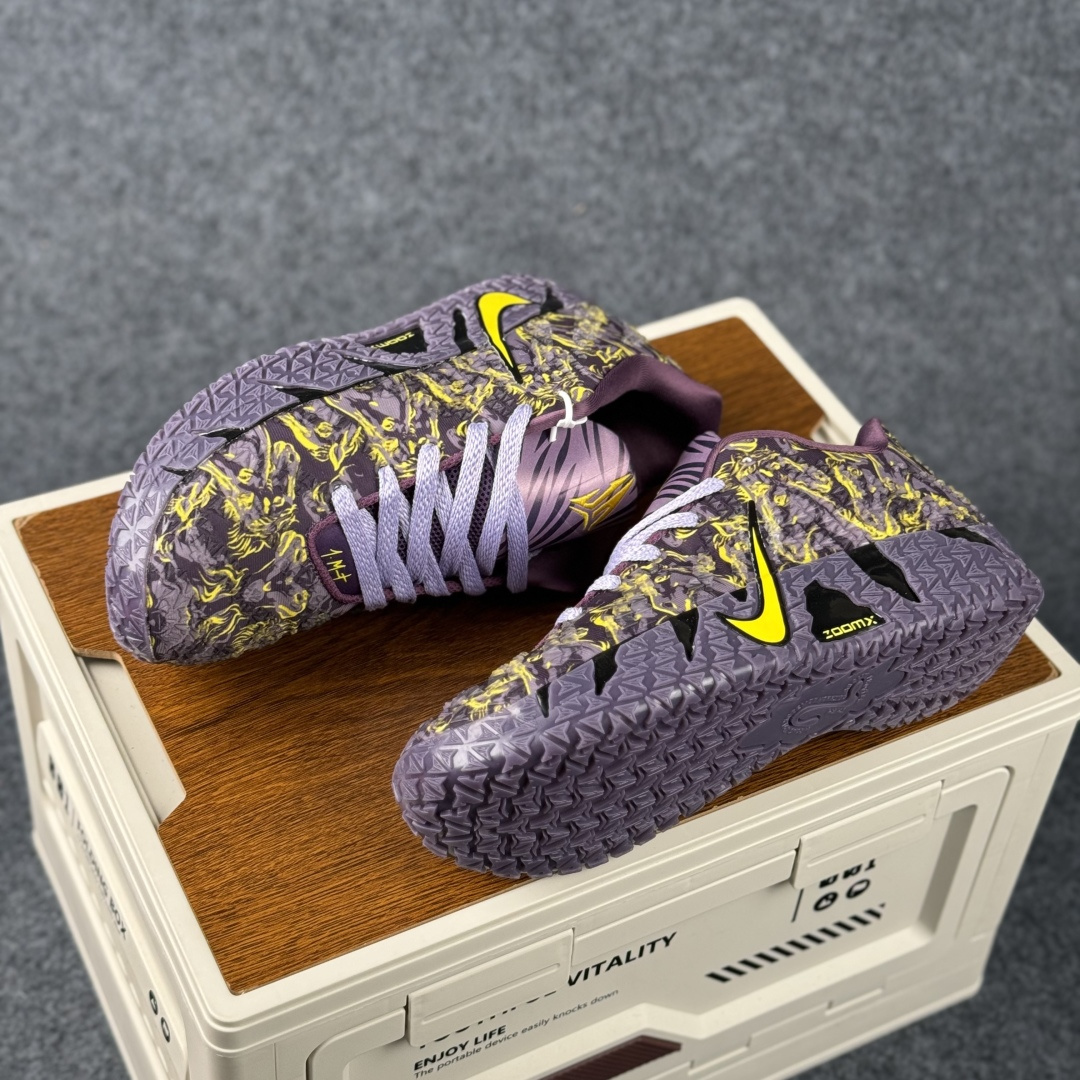 Nike Zoom 实战篮球鞋「紫电熔岩」 把球场变成你的紫色战场 HF2794-011