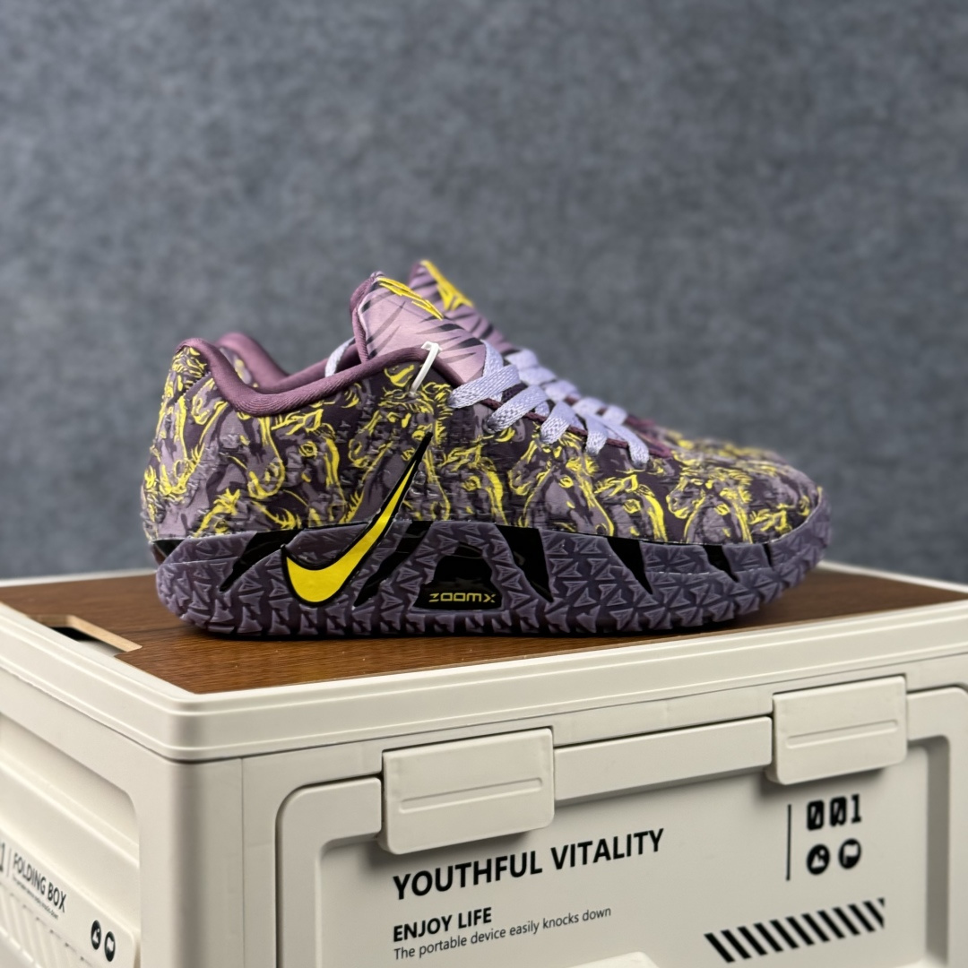 Nike Zoom 实战篮球鞋「紫电熔岩」 把球场变成你的紫色战场 HF2794-011