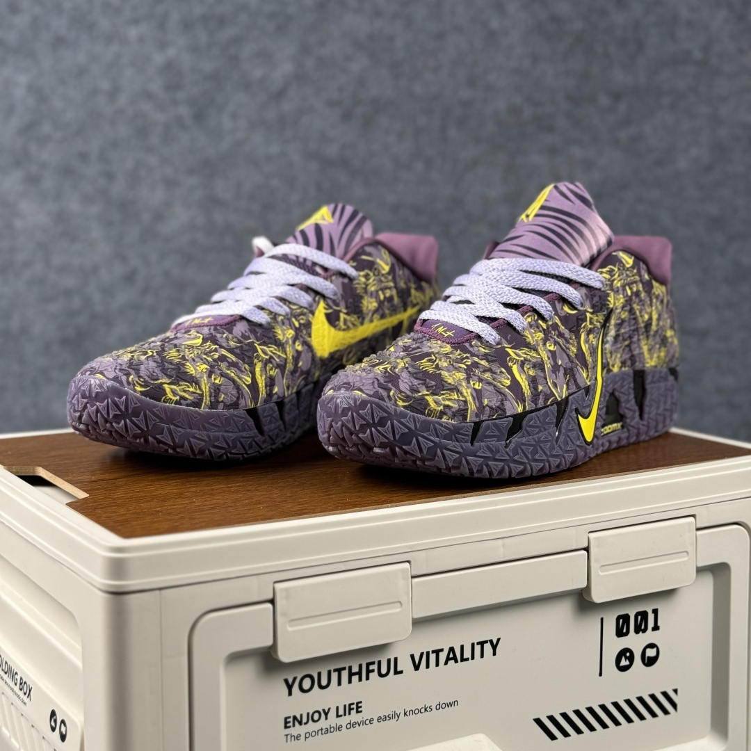 Nike Zoom 实战篮球鞋「紫电熔岩」 把球场变成你的紫色战场 HF2794-011