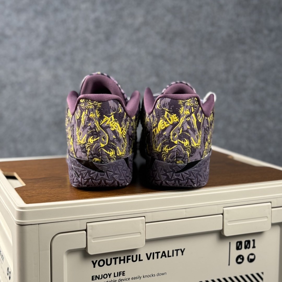 Nike Zoom 实战篮球鞋「紫电熔岩」 把球场变成你的紫色战场 HF2794-011