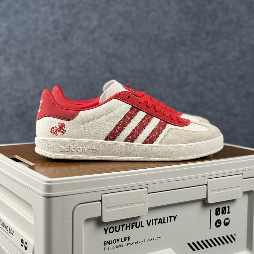 Adidas Handball Spezial Sanba 马年限定 JJ2602 阿迪达斯经典款 桑巴德训 复古休闲板鞋