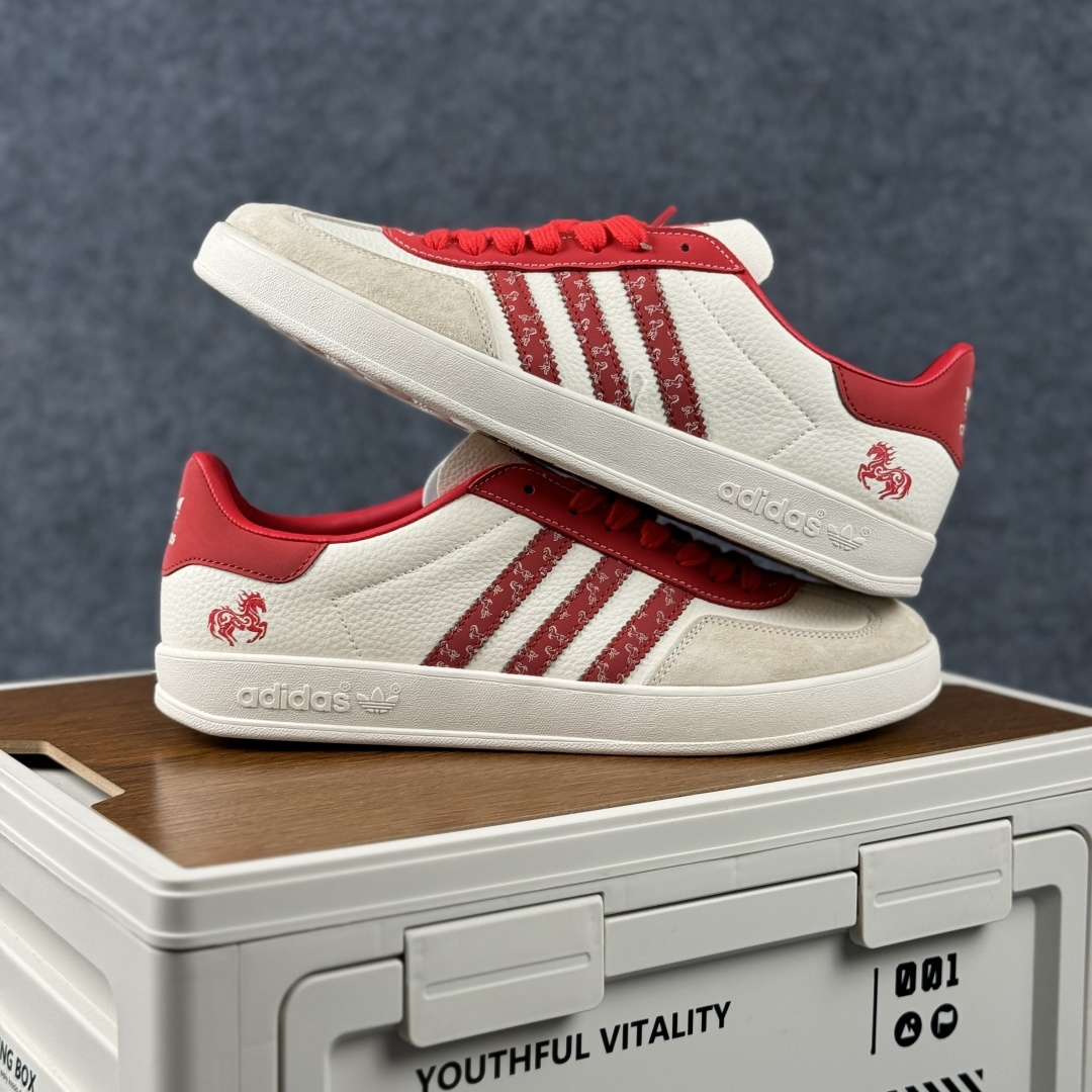 Adidas Handball Spezial Sanba 马年限定 JJ2602 阿迪达斯经典款 桑巴德训 复古休闲板鞋