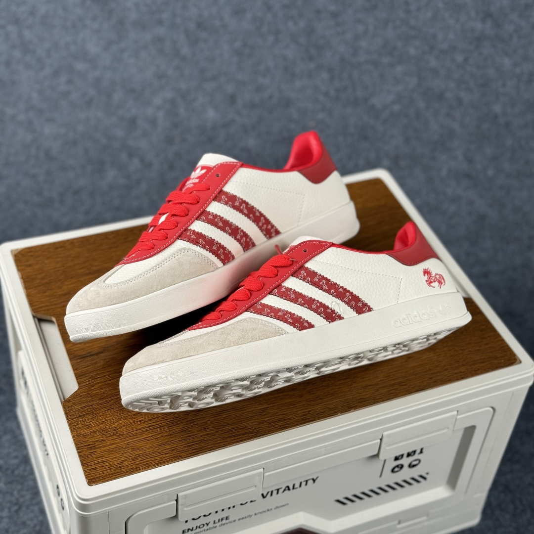 Adidas Handball Spezial Sanba 马年限定 JJ2602 阿迪达斯经典款 桑巴德训 复古休闲板鞋