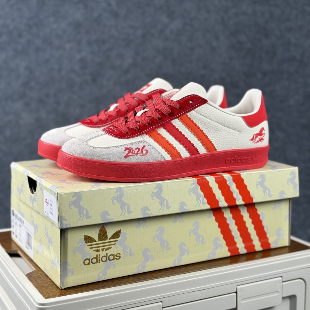 Adidas Handball Spezial Sanba 马年限定 JJ2604 阿迪达斯经典款 桑巴德训 复古休闲板鞋 Adidas Handball Spezial Sanba 马年限定 JJ2604 阿迪达斯经典款 桑巴德训 复古休闲板鞋