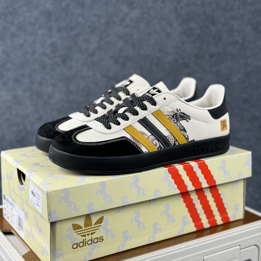 Adidas Handball Spezial Sanba 马年限定 LX0903 阿迪达斯经典款 桑巴德训 复古休闲板鞋 Adidas Handball Spezial Sanba 马年限定 LX0903 阿迪达斯经典款 桑巴德训 复古休闲板鞋