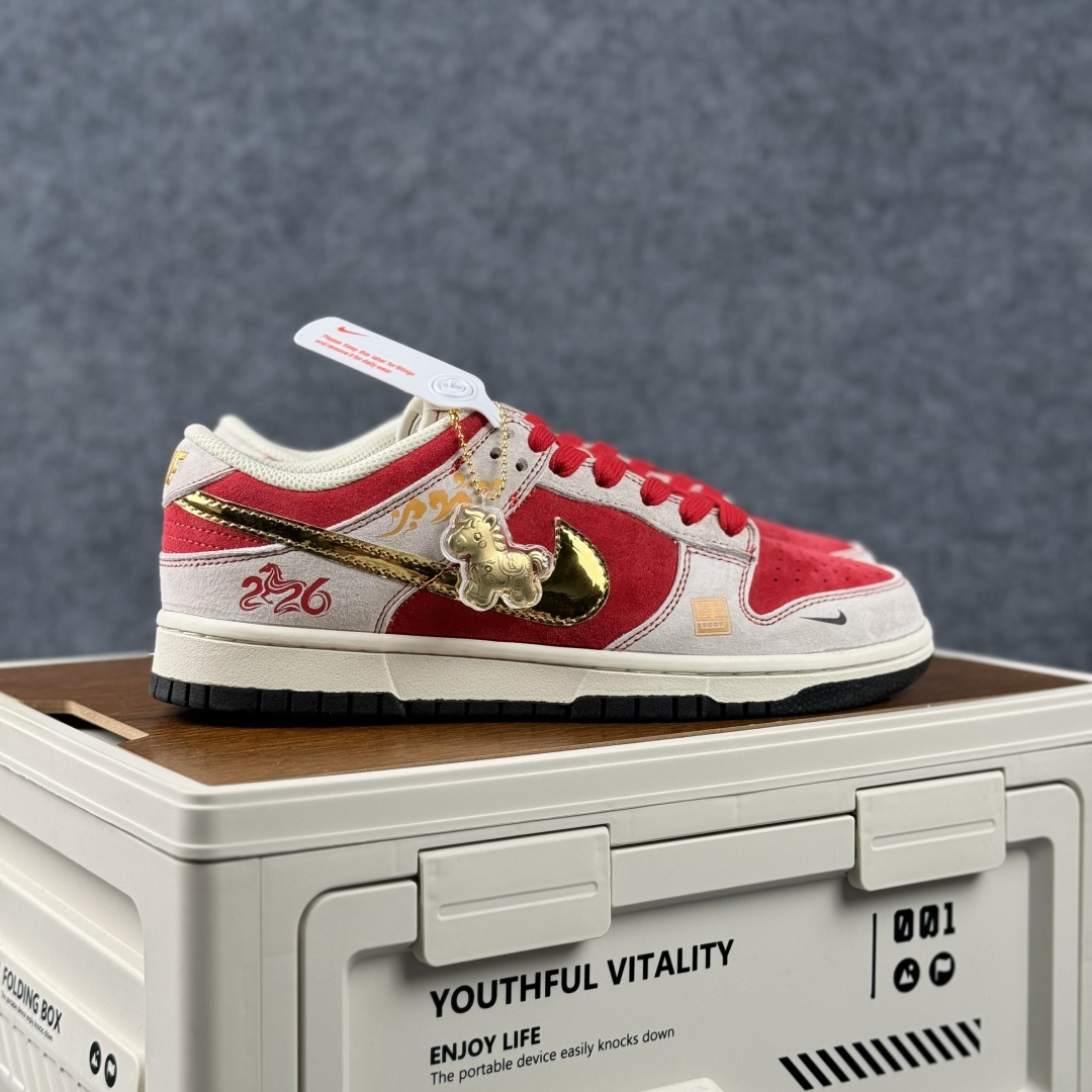 Nike Dunk Low Retro 2026 马年限定 周年高端定制 低帮休闲板鞋 DN3168-036