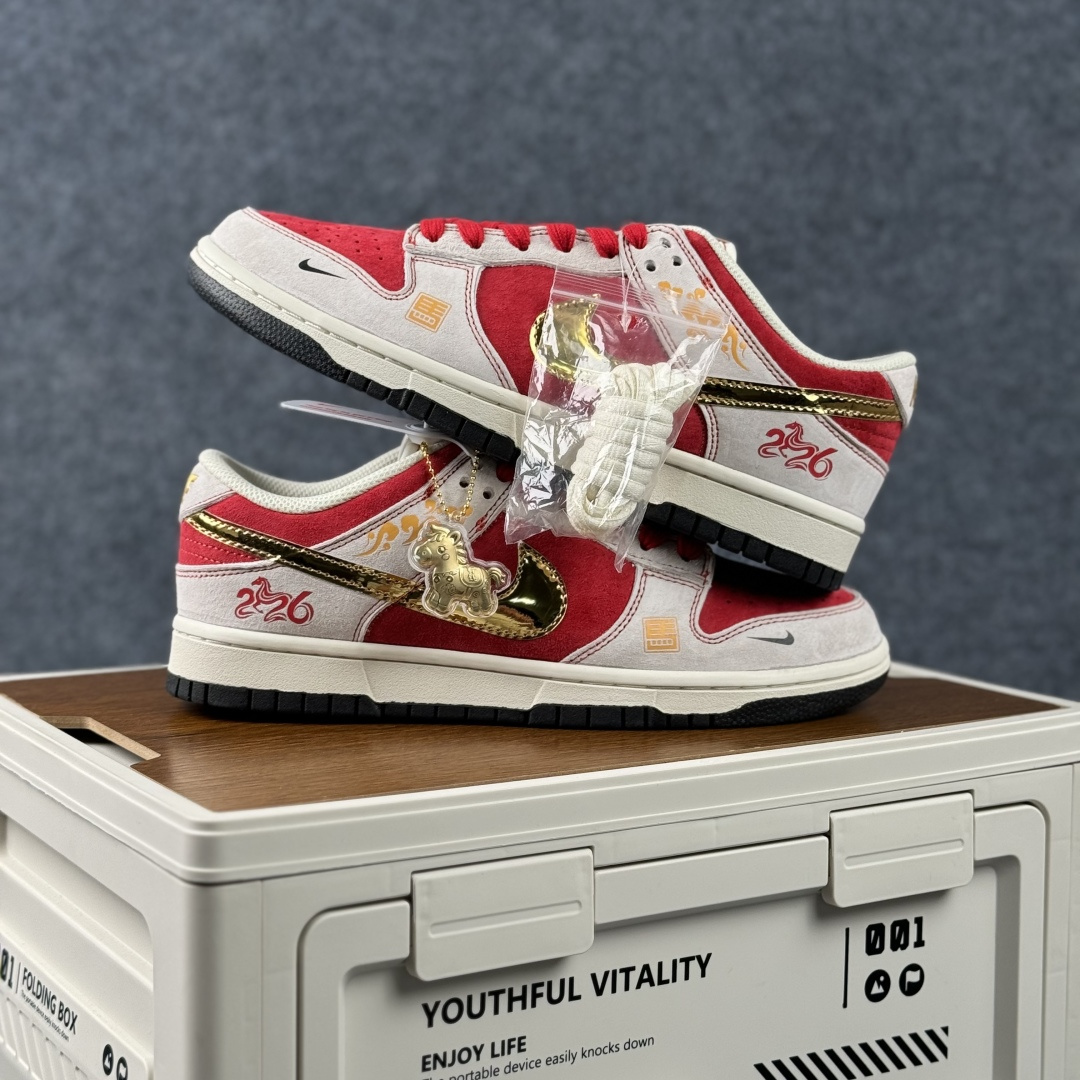 Nike Dunk Low Retro 2026 马年限定 周年高端定制 低帮休闲板鞋 DN3168-036