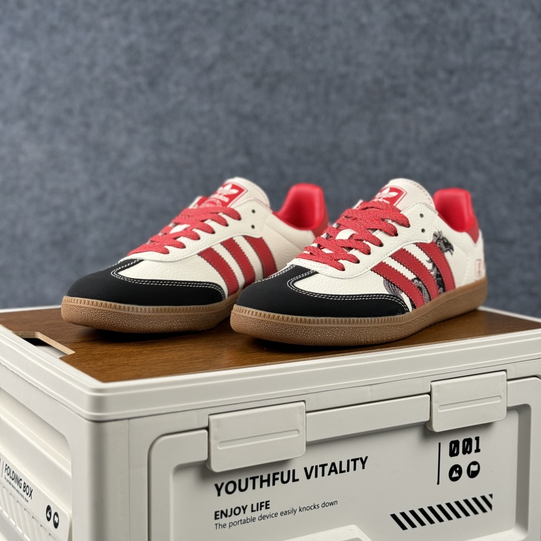 Adidas Handball Spezial Sanba 马年限定 LX0901 阿迪达斯经典款 桑巴德训 复古休闲板鞋-Top High Quatity Cheap Sneakers Fashion Clothing Clothes Bags handbags Shoes of all Brand wholesale With The best Quality And Beautiful Price from China Factory Chinese suppliers wholesaler seller Adidas Handball Spezial Sanba 马年限定 LX0901 阿迪达斯经典款 桑巴德训 复古休闲板鞋