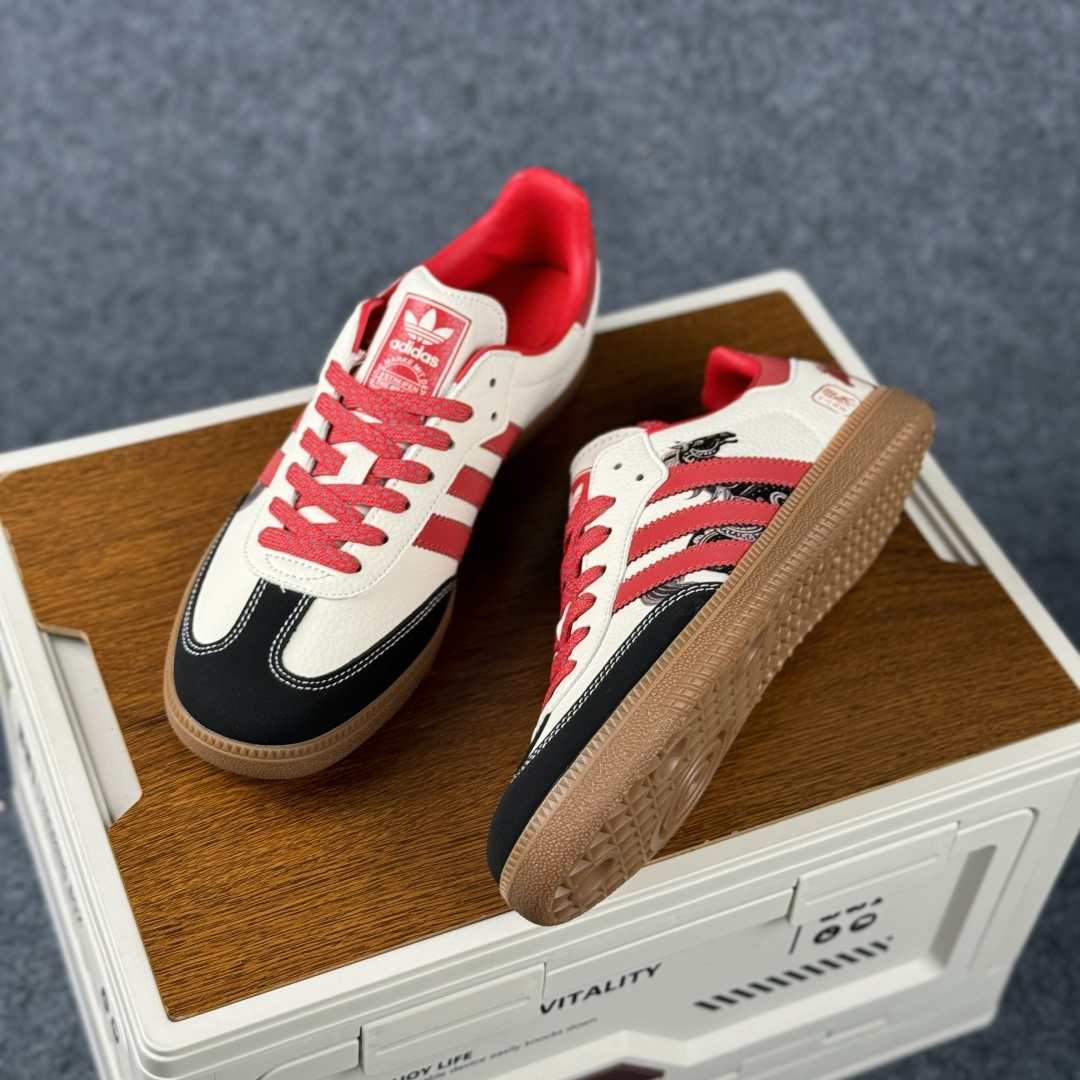 Adidas Handball Spezial Sanba 马年限定 LX0901 阿迪达斯经典款 桑巴德训 复古休闲板鞋-Top High Quatity Cheap Sneakers Fashion Clothing Clothes Bags handbags Shoes of all Brand wholesale With The best Quality And Beautiful Price from China Factory Chinese suppliers wholesaler seller Adidas Handball Spezial Sanba 马年限定 LX0901 阿迪达斯经典款 桑巴德训 复古休闲板鞋