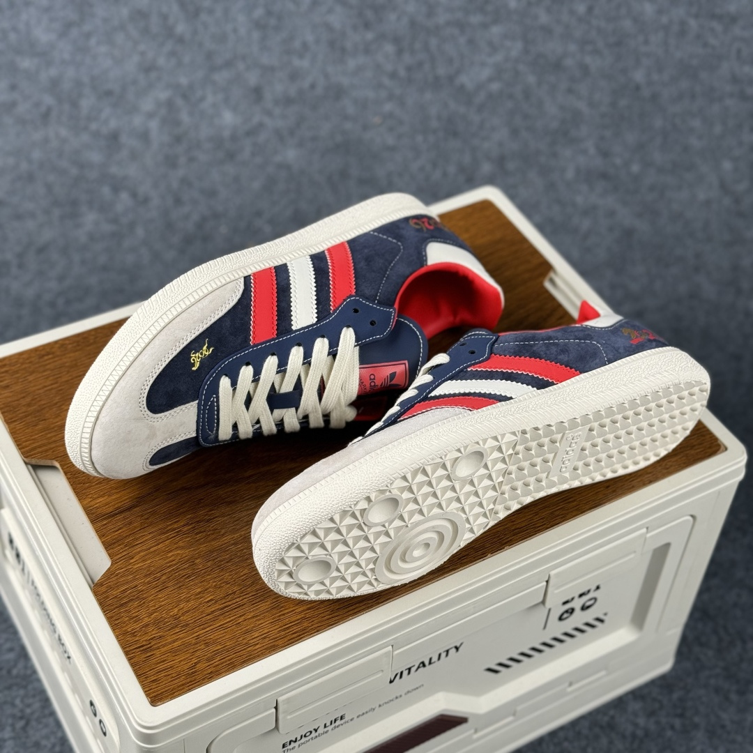 Adidas Handball Spezial Sanba 马年限定 LX0908 阿迪达斯经典款 桑巴德训 复古休闲板鞋-Top High Quatity Cheap Sneakers Fashion Clothing Clothes Bags handbags Shoes of all Brand wholesale With The best Quality And Beautiful Price from China Factory Chinese suppliers wholesaler seller Adidas Handball Spezial Sanba 马年限定 LX0908 阿迪达斯经典款 桑巴德训 复古休闲板鞋