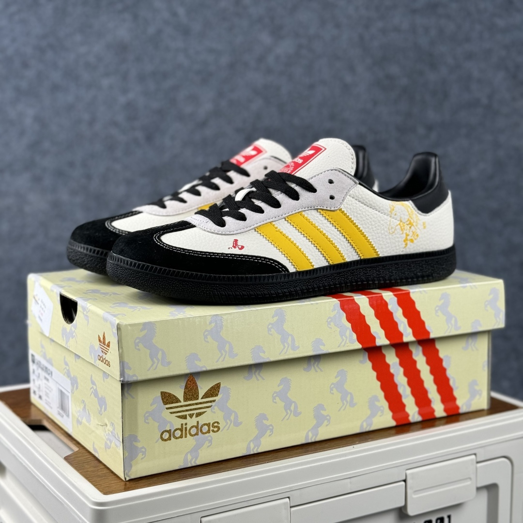 260 Adidas Handball Spezial Sanba 马年限定 ZH2595 阿迪达斯经典款 桑巴德训 复古休闲板鞋