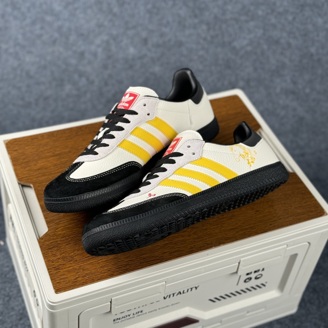 260 Adidas Handball Spezial Sanba 马年限定 ZH2595 阿迪达斯经典款 桑巴德训 复古休闲板鞋