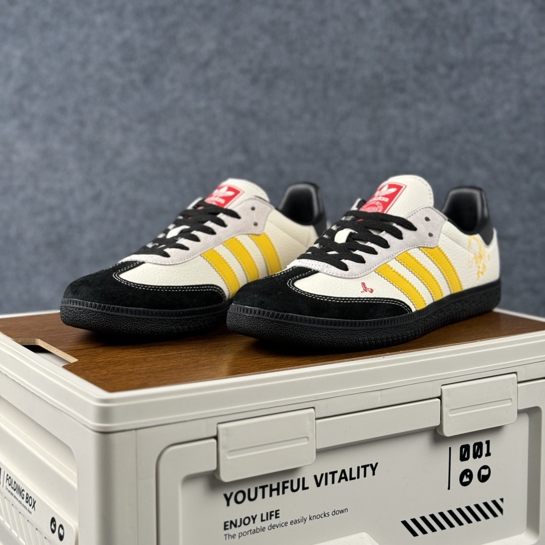 260 Adidas Handball Spezial Sanba 马年限定 ZH2595 阿迪达斯经典款 桑巴德训 复古休闲板鞋
