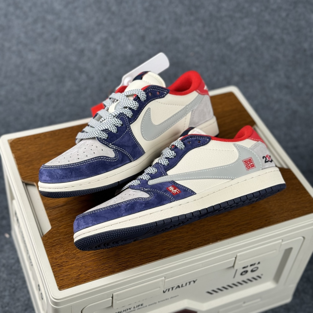 280 Air Jordan 1 Low AJ1 乔1 马年限定 2026 高端定制 低帮倒钩复古篮球鞋 ZH2598-904