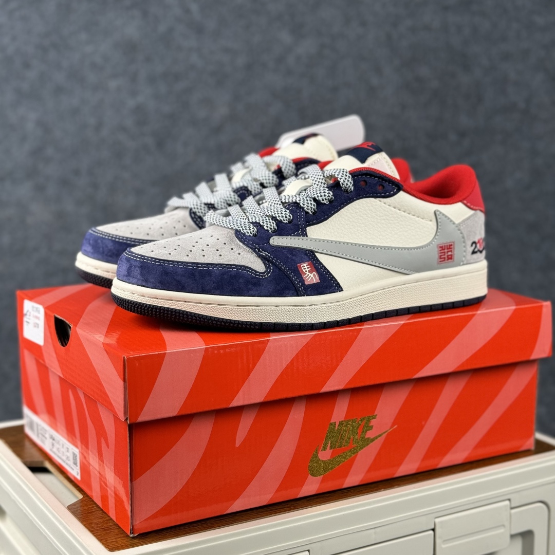 280 Air Jordan 1 Low AJ1 乔1 马年限定 2026 高端定制 低帮倒钩复古篮球鞋 ZH2598-904