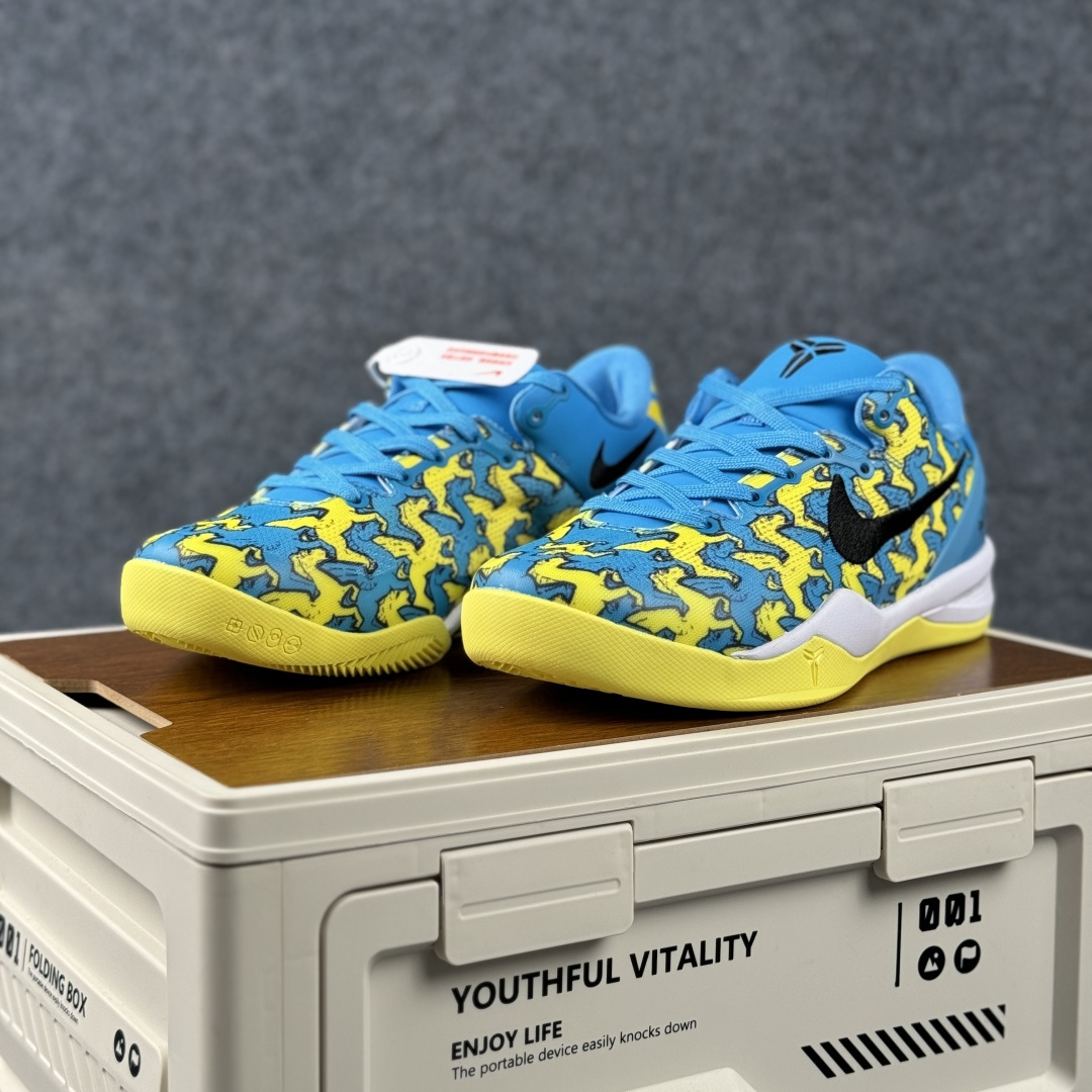 Nike Kobe 8 Protro 「电光浪潮」当黑曼巴的锐利撞上电光般的蓝黄撞色 HF2793-022-Top High Quatity Cheap Sneakers Fashion Clothing Clothes Bags handbags Shoes of all Brand wholesale With The best Quality And Beautiful Price from China Factory Chinese suppliers wholesaler seller Nike Kobe 8 Protro 「电光浪潮」当黑曼巴的锐利撞上电光般的蓝黄撞色 HF2793-022