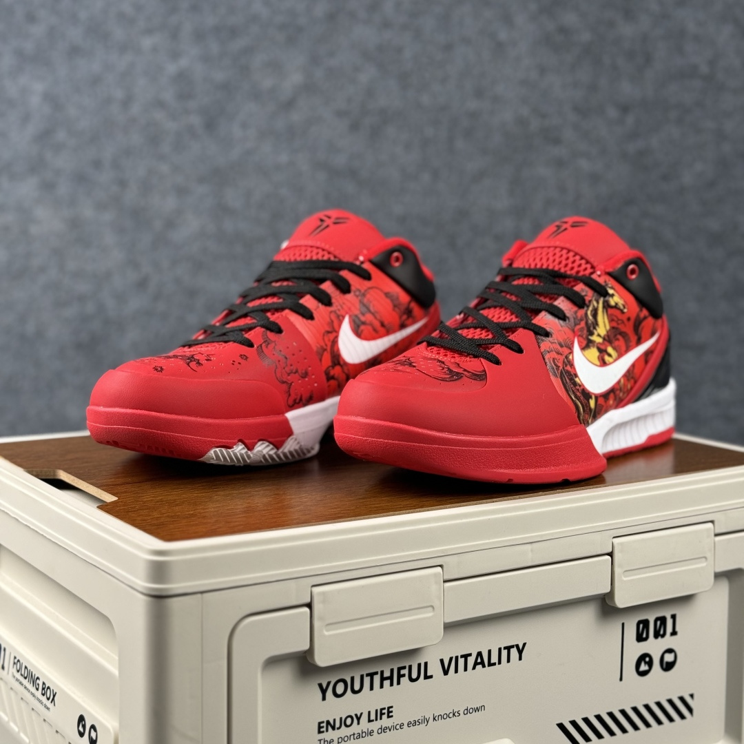 曼巴风骨×马年瑞气 Kobe 4 Protro 红焰奔马 致敬传奇与新生-Top High Quatity Cheap Sneakers Fashion Clothing Clothes Bags handbags Shoes of all Brand wholesale With The best Quality And Beautiful Price from China Factory Chinese suppliers wholesaler seller 曼巴风骨×马年瑞气 Kobe 4 Protro 红焰奔马 致敬传奇与新生