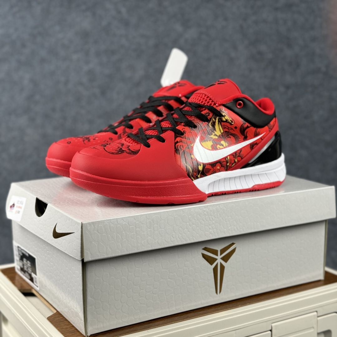 曼巴风骨×马年瑞气 Kobe 4 Protro 红焰奔马 致敬传奇与新生-Top High Quatity Cheap Sneakers Fashion Clothing Clothes Bags handbags Shoes of all Brand wholesale With The best Quality And Beautiful Price from China Factory Chinese suppliers wholesaler seller 曼巴风骨×马年瑞气 Kobe 4 Protro 红焰奔马 致敬传奇与新生