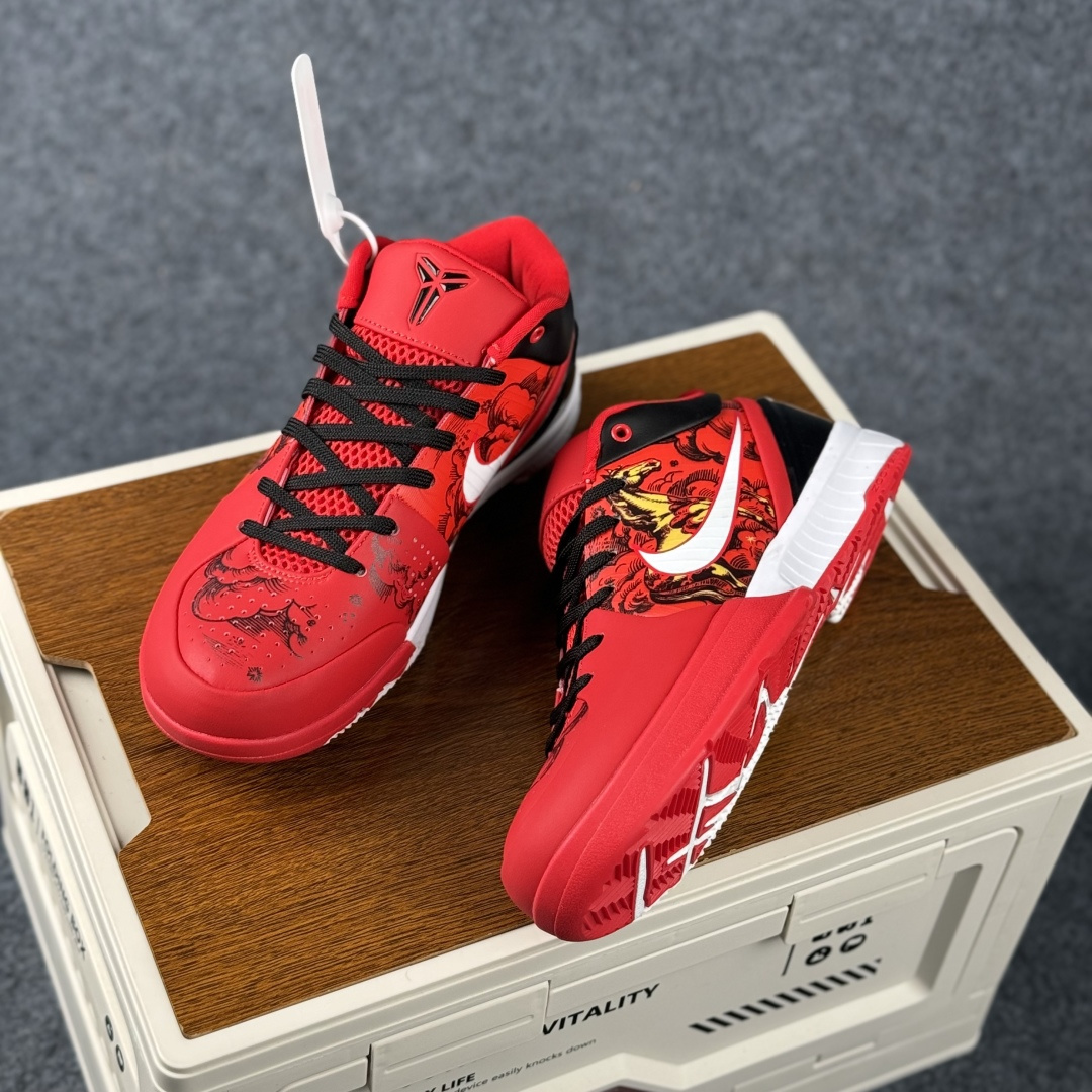 曼巴风骨×马年瑞气 Kobe 4 Protro 红焰奔马 致敬传奇与新生-Top High Quatity Cheap Sneakers Fashion Clothing Clothes Bags handbags Shoes of all Brand wholesale With The best Quality And Beautiful Price from China Factory Chinese suppliers wholesaler seller 曼巴风骨×马年瑞气 Kobe 4 Protro 红焰奔马 致敬传奇与新生