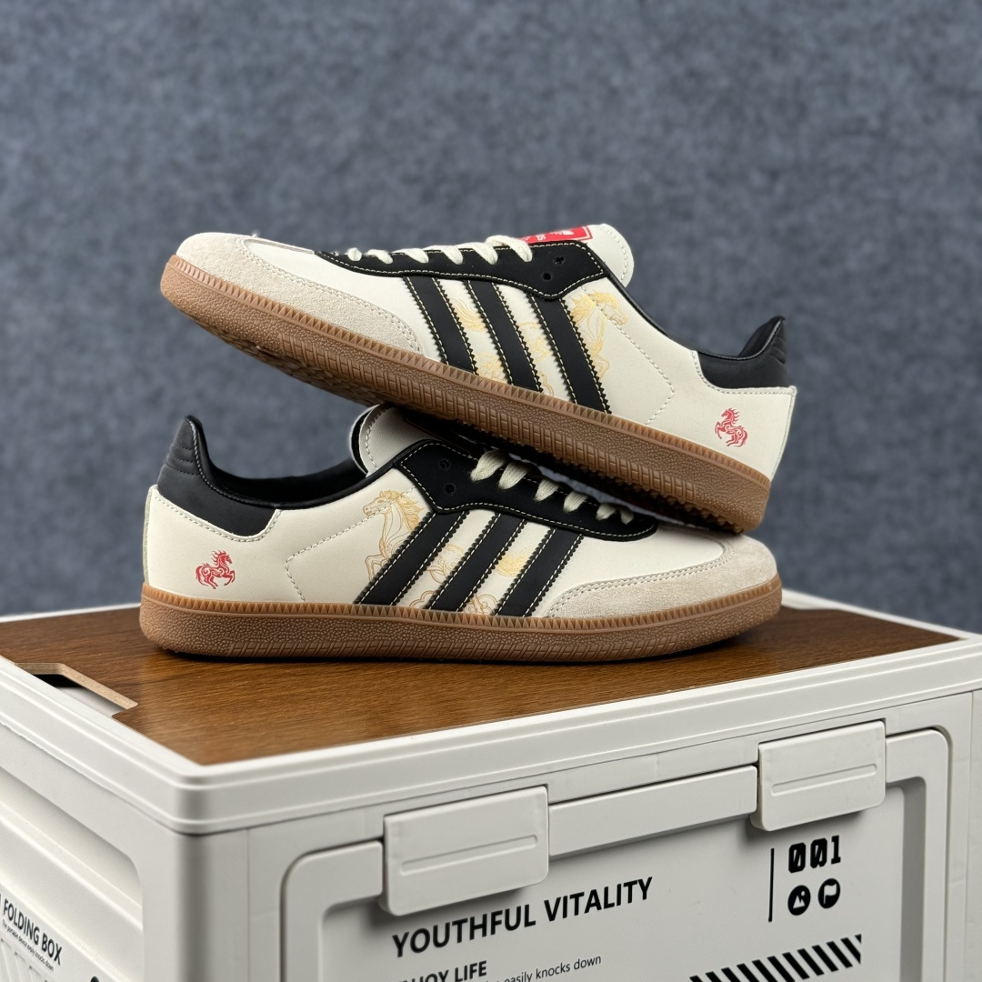 Adidas Handball Spezial Sanba 马年限定 LX0907 阿迪达斯经典款 桑巴德训 复古休闲板鞋-Chinese wholesaler seller Clothes Bags handbags wholesale Shoes High Quatity wholesaler seller Cheap Sneakers from China Factory Chinese suppliers china wholesale clothing wholesaler seller Adidas Handball Spezial Sanba 马年限定 LX0907 阿迪达斯经典款 桑巴德训 复古休闲板鞋