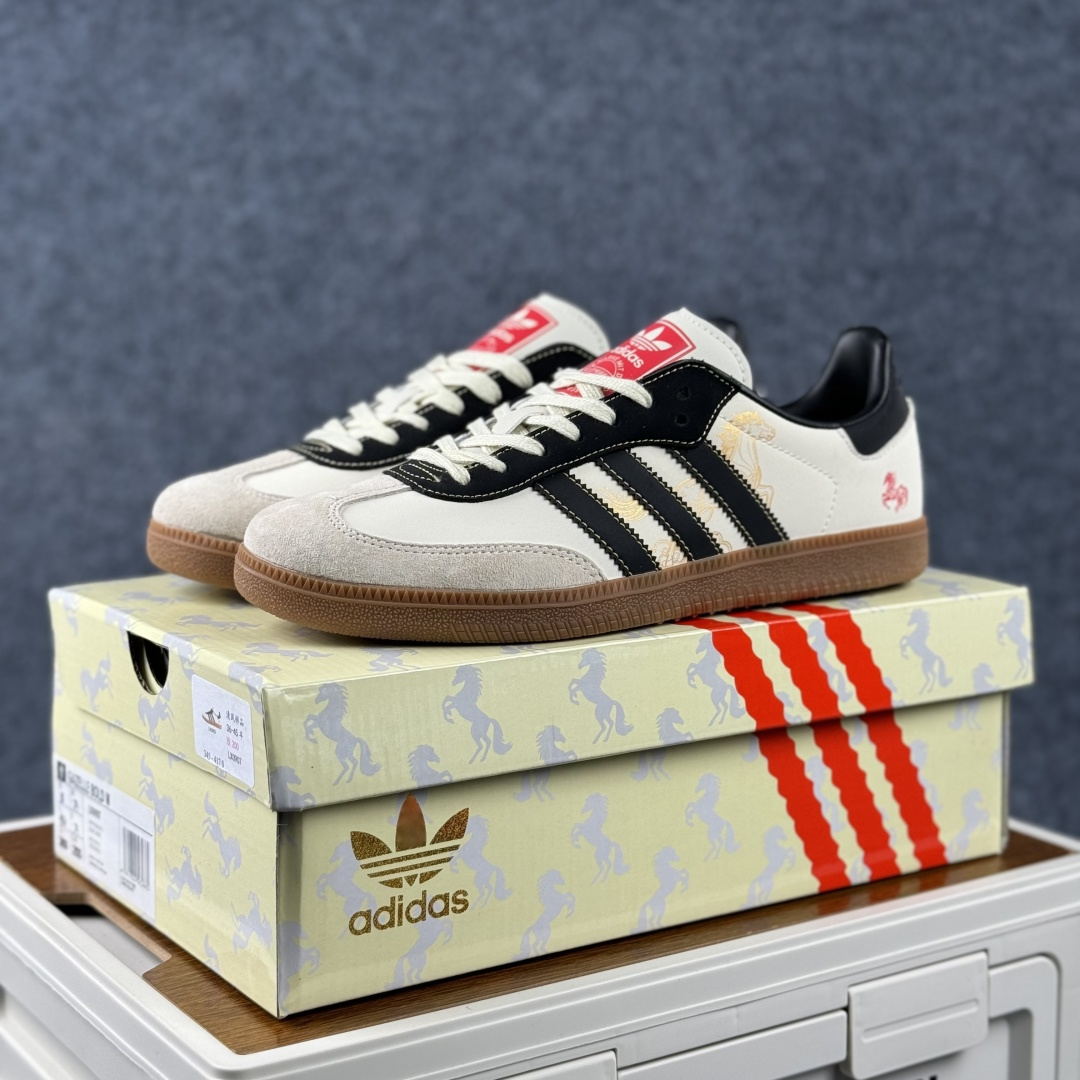 Adidas Handball Spezial Sanba 马年限定 LX0907 阿迪达斯经典款 桑巴德训 复古休闲板鞋-Chinese wholesaler seller Clothes Bags handbags wholesale Shoes High Quatity wholesaler seller Cheap Sneakers from China Factory Chinese suppliers china wholesale clothing wholesaler seller Adidas Handball Spezial Sanba 马年限定 LX0907 阿迪达斯经典款 桑巴德训 复古休闲板鞋