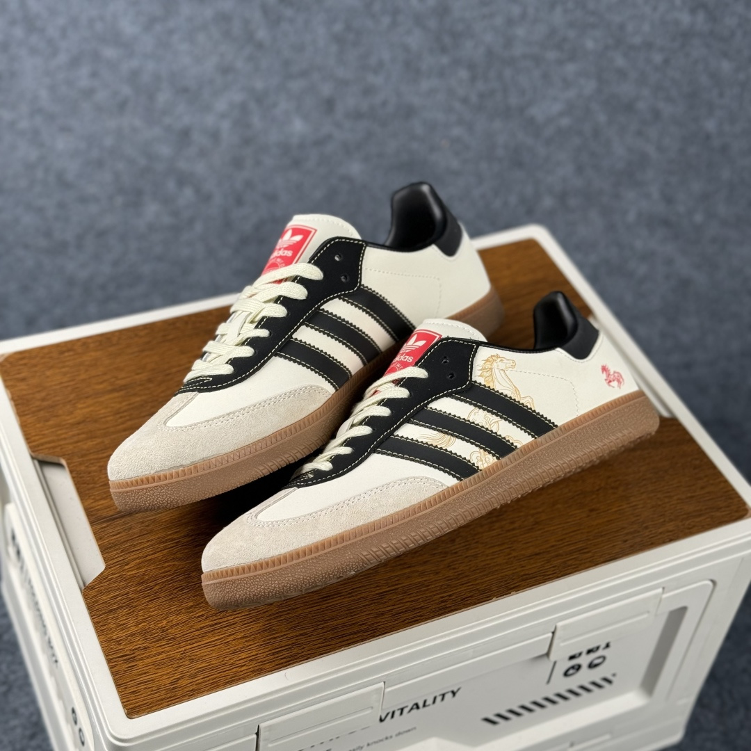 Adidas Handball Spezial Sanba 马年限定 LX0907 阿迪达斯经典款 桑巴德训 复古休闲板鞋-Chinese wholesaler seller Clothes Bags handbags wholesale Shoes High Quatity wholesaler seller Cheap Sneakers from China Factory Chinese suppliers china wholesale clothing wholesaler seller Adidas Handball Spezial Sanba 马年限定 LX0907 阿迪达斯经典款 桑巴德训 复古休闲板鞋