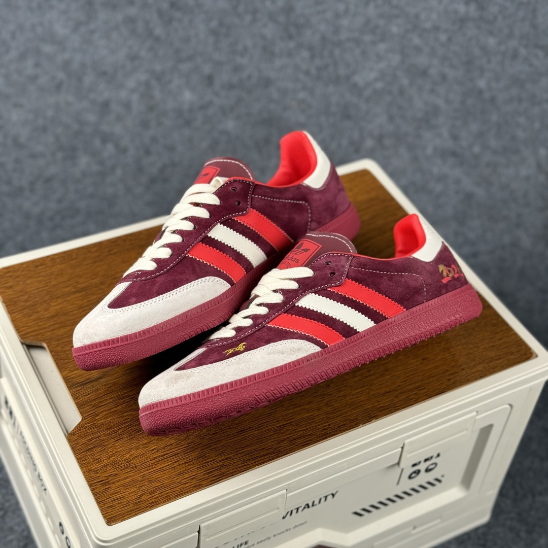 Adidas Handball Spezial Sanba 马年限定 LX0911 阿迪达斯经典款 桑巴德训 复古休闲板鞋