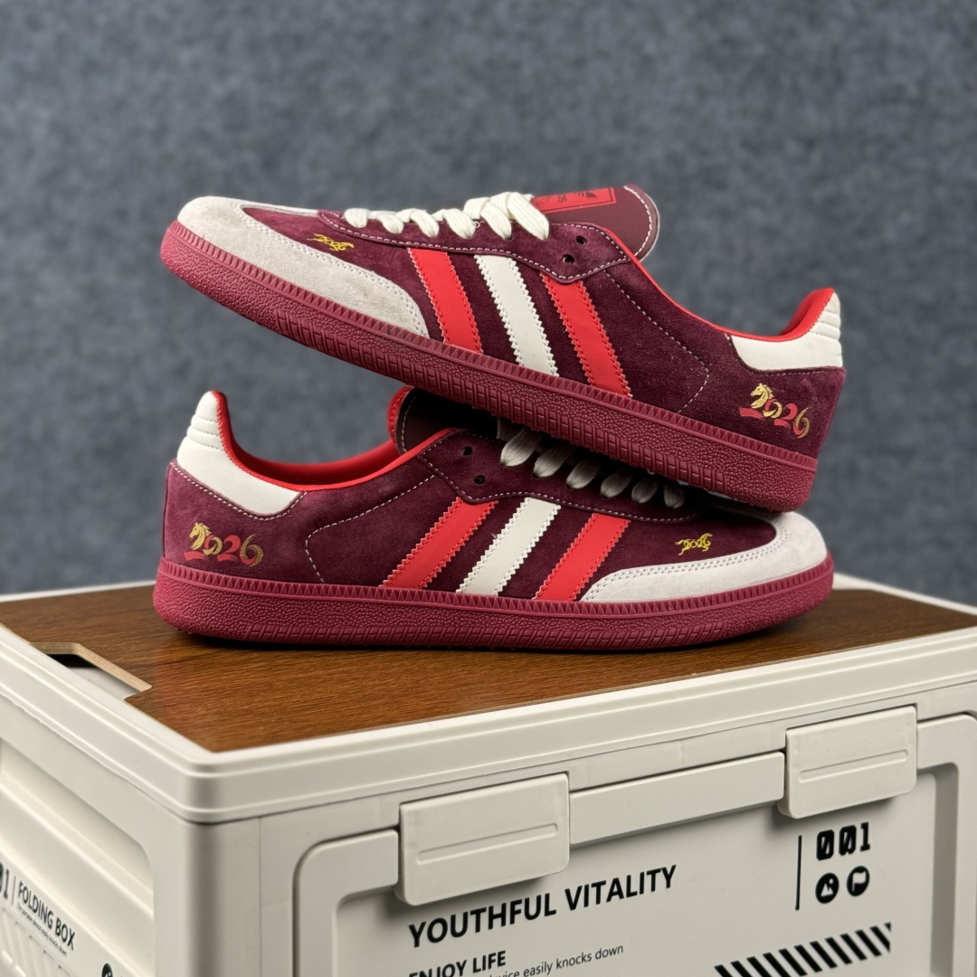 Adidas Handball Spezial Sanba 马年限定 LX0911 阿迪达斯经典款 桑巴德训 复古休闲板鞋