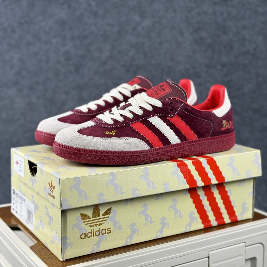 Adidas Handball Spezial Sanba 马年限定 LX0911 阿迪达斯经典款 桑巴德训 复古休闲板鞋