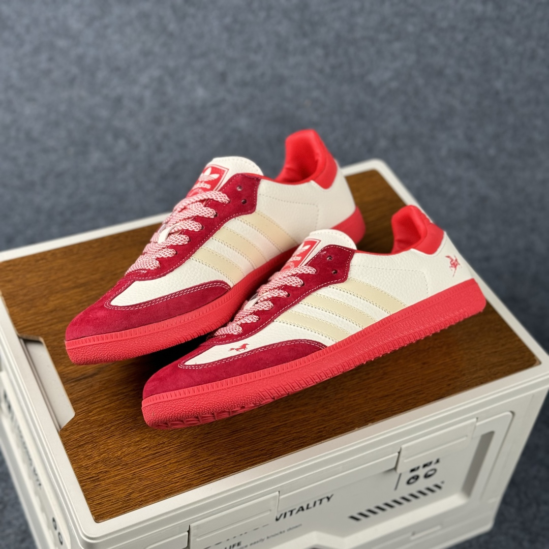 Adidas Handball Spezial Sanba 马年限定 LX0912 阿迪达斯经典款 桑巴德训 复古休闲板鞋-Top High Quatity Cheap Sneakers Fashion Clothing Clothes Bags handbags Shoes of all Brand wholesale With The best Quality And Beautiful Price from China Factory Chinese suppliers wholesaler seller Adidas Handball Spezial Sanba 马年限定 LX0912 阿迪达斯经典款 桑巴德训 复古休闲板鞋