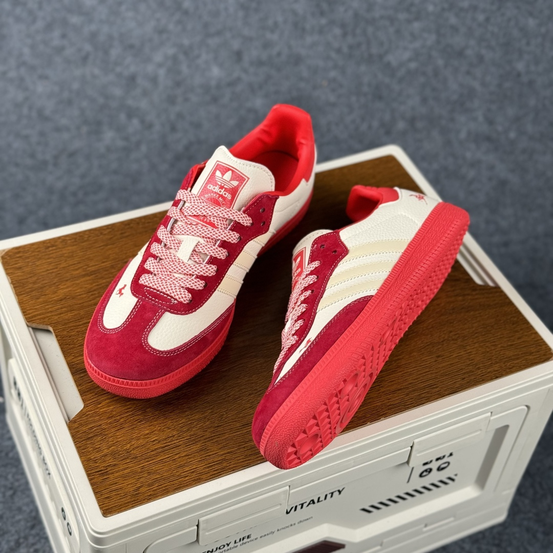 Adidas Handball Spezial Sanba 马年限定 LX0912 阿迪达斯经典款 桑巴德训 复古休闲板鞋-Top High Quatity Cheap Sneakers Fashion Clothing Clothes Bags handbags Shoes of all Brand wholesale With The best Quality And Beautiful Price from China Factory Chinese suppliers wholesaler seller Adidas Handball Spezial Sanba 马年限定 LX0912 阿迪达斯经典款 桑巴德训 复古休闲板鞋