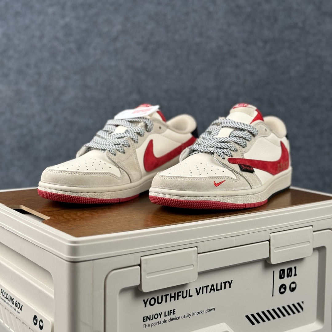 Air Jordan 1 Low AJ1 乔1 马年限定 高端定制 低帮倒钩复古篮球鞋 HG0026-018