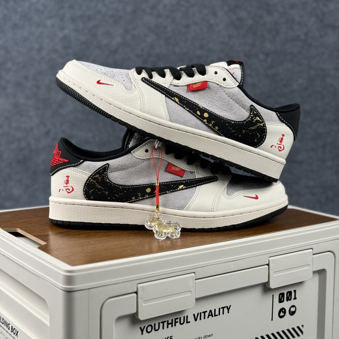 280 Air Jordan 1 Low AJ1 乔1 马年限定 高端定制 低帮倒钩复古篮球鞋 HG0026-023-Chinese UA Cheap High Quatity Brand Clothes Bags handbags Sneakers wholesale wholesaler seller from China Factory suppliers Fashion Clothing Shoes best Quality Beautiful Price 280 Air Jordan 1 Low AJ1 乔1 马年限定 高端定制 低帮倒钩复古篮球鞋 HG0026-023