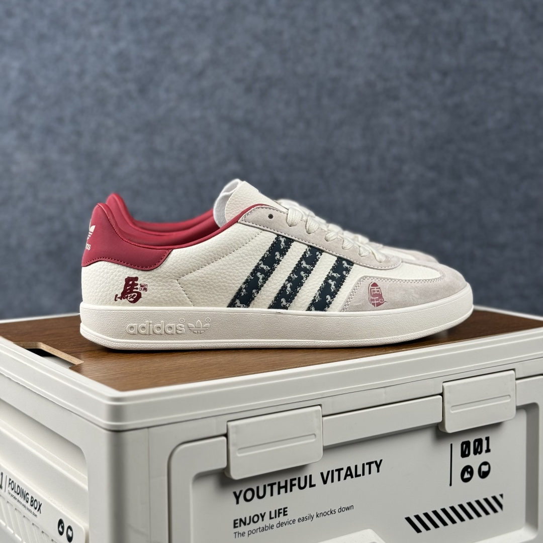 260 Adidas Handball Spezial Sanba 马年限定 ZH2601 阿迪达斯经典款 桑巴德训 复古休闲板鞋