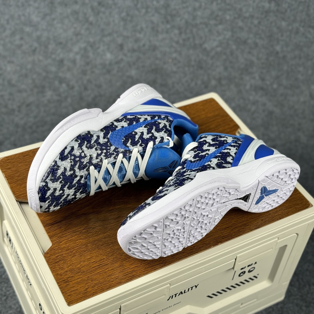 冰蓝马年 Kobe 6 Protro 踏浪而来 冰蓝与水墨白交织的马纹铺满鞋身 CW2190-044-Top High Quatity Cheap Sneakers Fashion Clothing Clothes Bags handbags Shoes of all Brand wholesale With The best Quality And Beautiful Price from China Factory Chinese suppliers wholesaler seller 冰蓝马年 Kobe 6 Protro 踏浪而来 冰蓝与水墨白交织的马纹铺满鞋身 CW2190-044