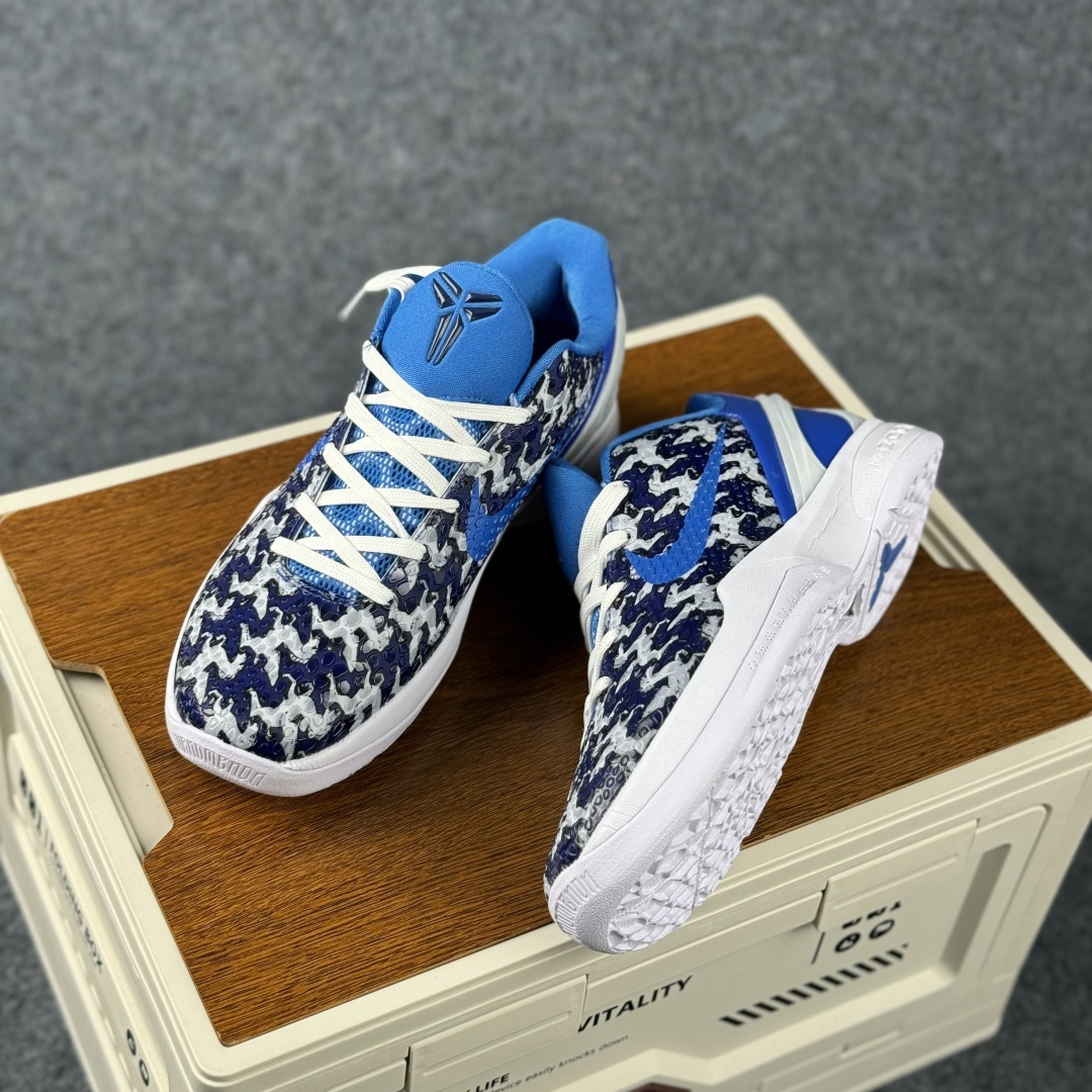 冰蓝马年 Kobe 6 Protro 踏浪而来 冰蓝与水墨白交织的马纹铺满鞋身 CW2190-044-Top High Quatity Cheap Sneakers Fashion Clothing Clothes Bags handbags Shoes of all Brand wholesale With The best Quality And Beautiful Price from China Factory Chinese suppliers wholesaler seller 冰蓝马年 Kobe 6 Protro 踏浪而来 冰蓝与水墨白交织的马纹铺满鞋身 CW2190-044