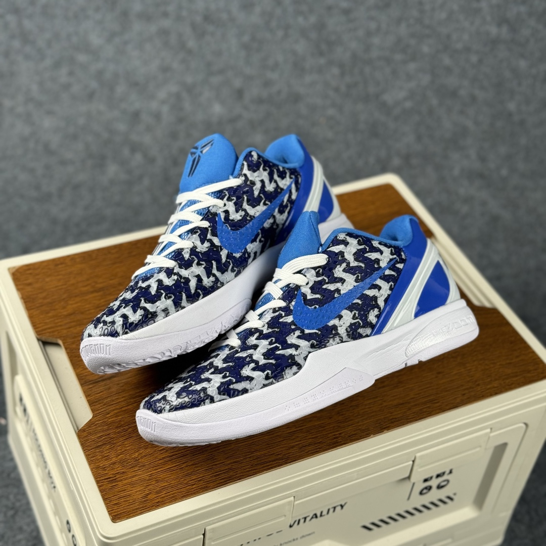 冰蓝马年 Kobe 6 Protro 踏浪而来 冰蓝与水墨白交织的马纹铺满鞋身 CW2190-044-Top High Quatity Cheap Sneakers Fashion Clothing Clothes Bags handbags Shoes of all Brand wholesale With The best Quality And Beautiful Price from China Factory Chinese suppliers wholesaler seller 冰蓝马年 Kobe 6 Protro 踏浪而来 冰蓝与水墨白交织的马纹铺满鞋身 CW2190-044