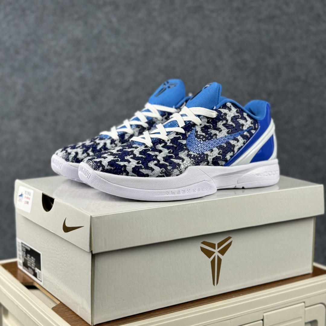 冰蓝马年 Kobe 6 Protro 踏浪而来 冰蓝与水墨白交织的马纹铺满鞋身 CW2190-044-Top High Quatity Cheap Sneakers Fashion Clothing Clothes Bags handbags Shoes of all Brand wholesale With The best Quality And Beautiful Price from China Factory Chinese suppliers wholesaler seller 冰蓝马年 Kobe 6 Protro 踏浪而来 冰蓝与水墨白交织的马纹铺满鞋身 CW2190-044