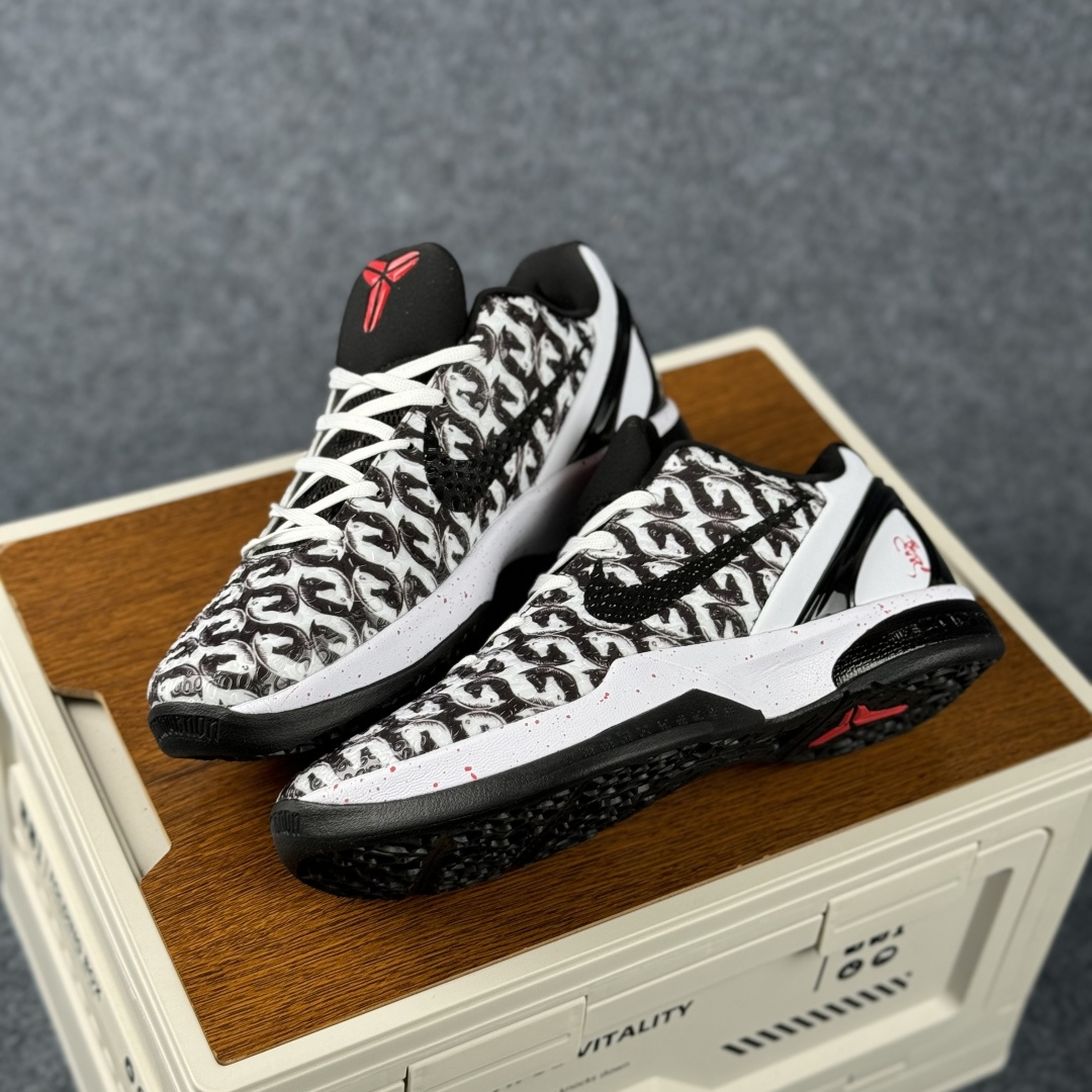 墨韵马年 Kobe 6 Protro 黑白锋芒 黑白交织的水墨马纹铺满鞋身 CW2190-045-Top High Quatity Cheap Sneakers Fashion Clothing Clothes Bags handbags Shoes of all Brand wholesale With The best Quality And Beautiful Price from China Factory Chinese suppliers wholesaler seller 墨韵马年 Kobe 6 Protro 黑白锋芒 黑白交织的水墨马纹铺满鞋身 CW2190-045