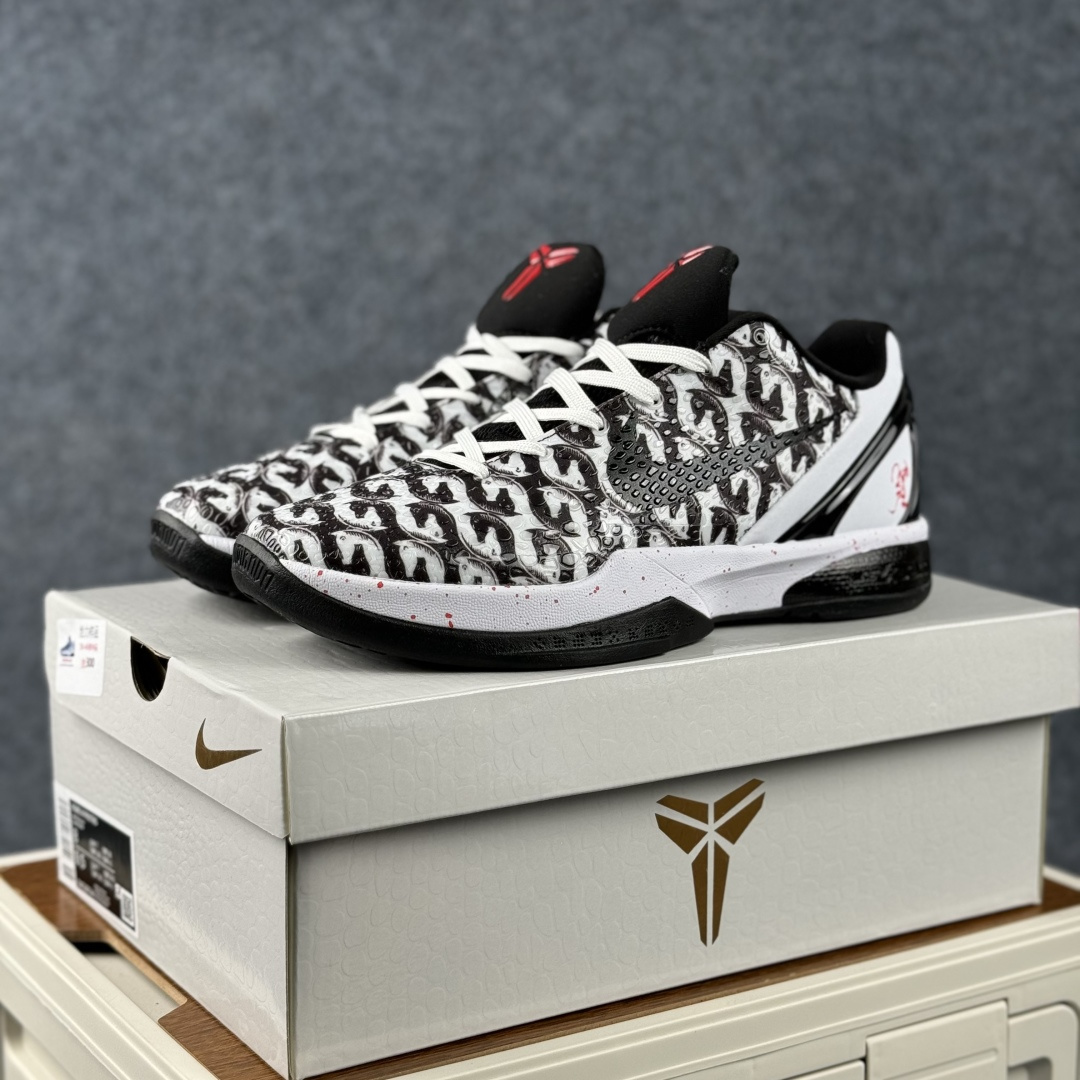墨韵马年 Kobe 6 Protro 黑白锋芒 黑白交织的水墨马纹铺满鞋身 CW2190-045-Top High Quatity Cheap Sneakers Fashion Clothing Clothes Bags handbags Shoes of all Brand wholesale With The best Quality And Beautiful Price from China Factory Chinese suppliers wholesaler seller 墨韵马年 Kobe 6 Protro 黑白锋芒 黑白交织的水墨马纹铺满鞋身 CW2190-045