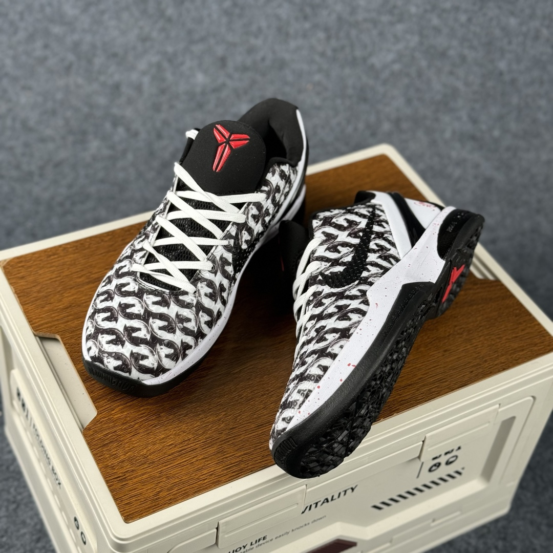 墨韵马年 Kobe 6 Protro 黑白锋芒 黑白交织的水墨马纹铺满鞋身 CW2190-045-Top High Quatity Cheap Sneakers Fashion Clothing Clothes Bags handbags Shoes of all Brand wholesale With The best Quality And Beautiful Price from China Factory Chinese suppliers wholesaler seller 墨韵马年 Kobe 6 Protro 黑白锋芒 黑白交织的水墨马纹铺满鞋身 CW2190-045