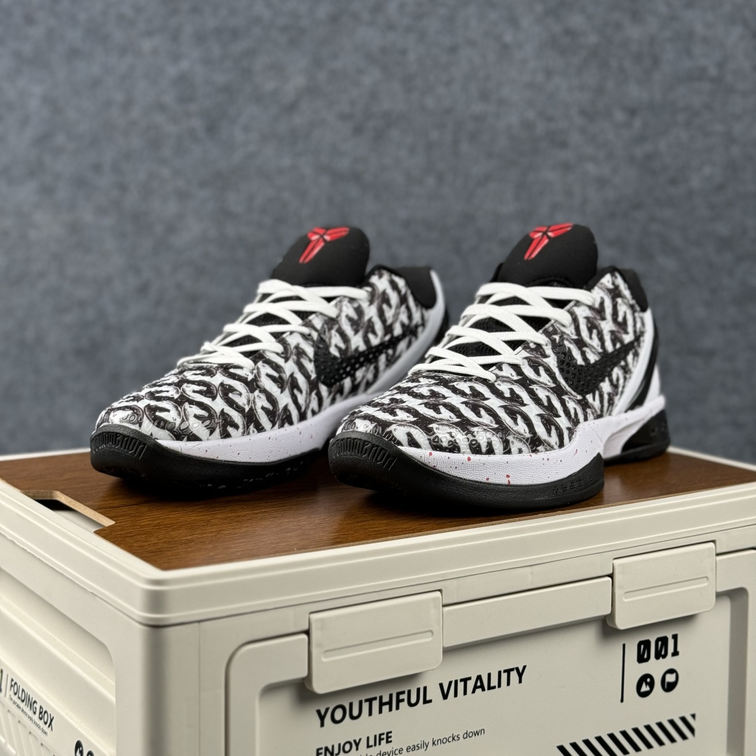 墨韵马年 Kobe 6 Protro 黑白锋芒 黑白交织的水墨马纹铺满鞋身 CW2190-045-Top High Quatity Cheap Sneakers Fashion Clothing Clothes Bags handbags Shoes of all Brand wholesale With The best Quality And Beautiful Price from China Factory Chinese suppliers wholesaler seller 墨韵马年 Kobe 6 Protro 黑白锋芒 黑白交织的水墨马纹铺满鞋身 CW2190-045