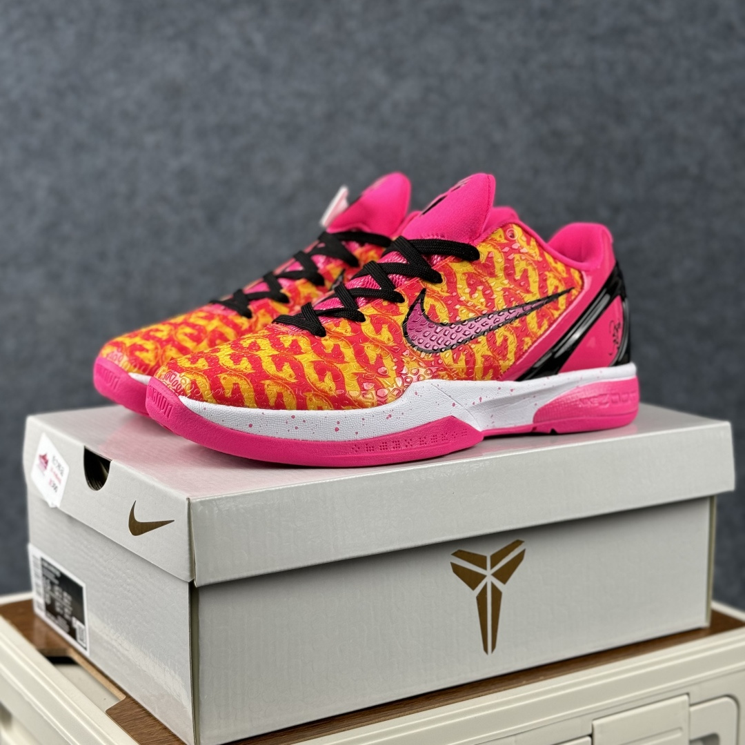 360 焰红马年 Kobe 6 Protro 锋芒绽放 玫红与明黄交织的焰纹铺满鞋身 CW2190-046-Chinese UA Cheap High Quatity Brand Clothes Bags handbags Sneakers wholesale wholesaler seller from China Factory suppliers Fashion Clothing Shoes best Quality Beautiful Price 360 焰红马年 Kobe 6 Protro 锋芒绽放 玫红与明黄交织的焰纹铺满鞋身 CW2190-046