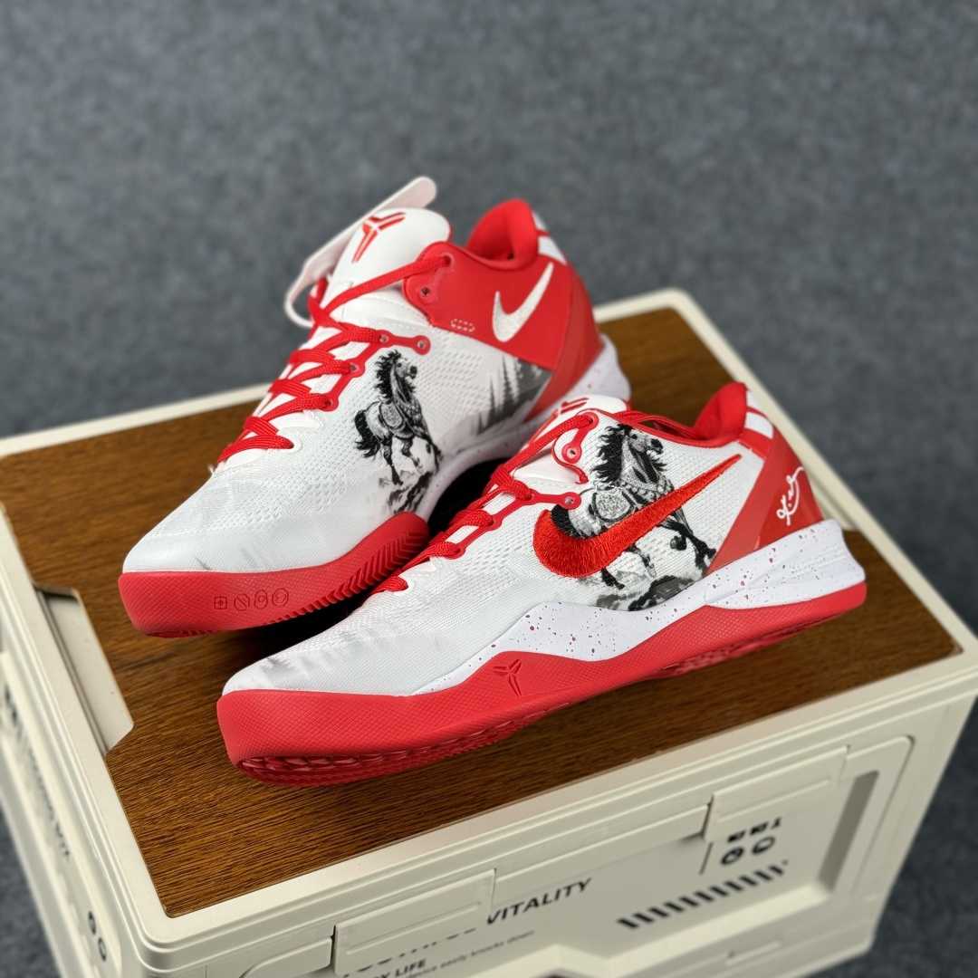 马年战靴 Kobe 8 Protro 踏风而来 白红撞色的凌厉鞋身 HF2793-024-Top High Quatity Cheap Sneakers Fashion Clothing Clothes Bags handbags Shoes of all Brand wholesale With The best Quality And Beautiful Price from China Factory Chinese suppliers wholesaler seller 马年战靴 Kobe 8 Protro 踏风而来 白红撞色的凌厉鞋身 HF2793-024